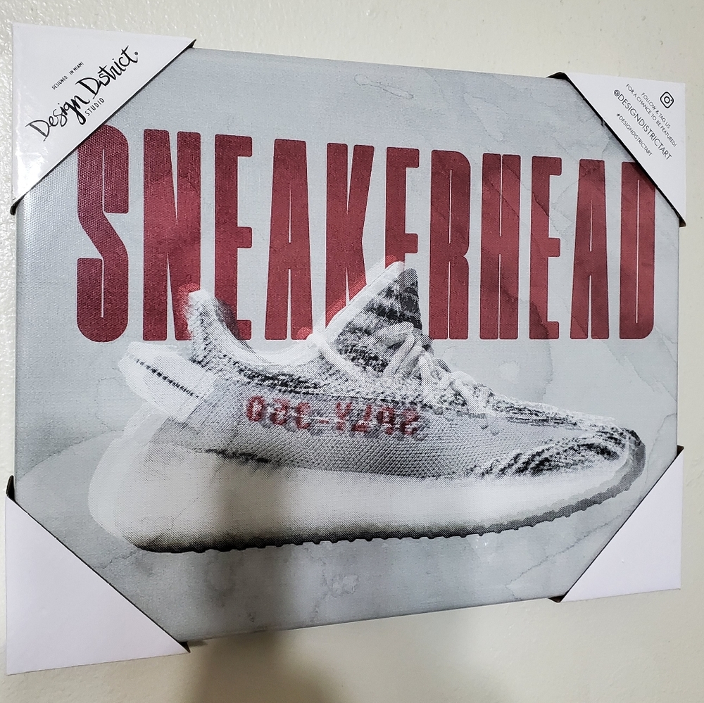 Design district studio wall art yeezy 350